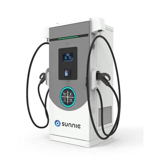 Sunnic Integrated DC fast Charger dual charging ports 60 kW Electric Vehicle Charger